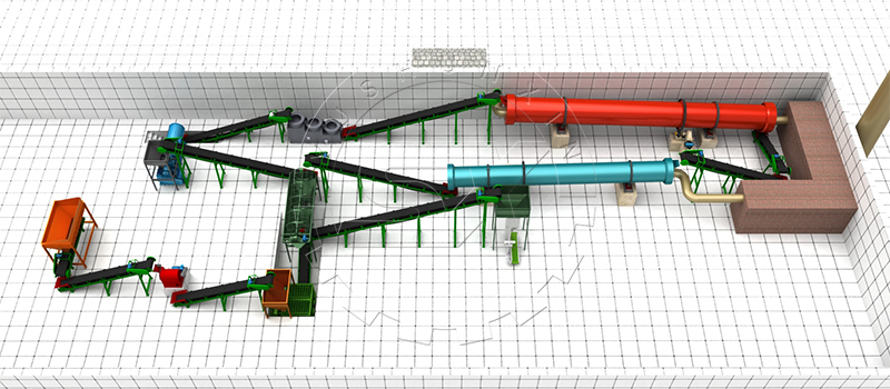 3D Diagram of Pig Waste Disposal System