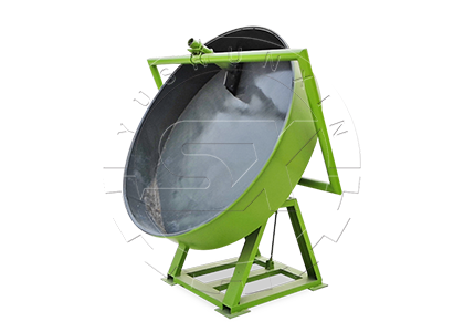Disc Granulator for Chicken Manure with Small Capacity