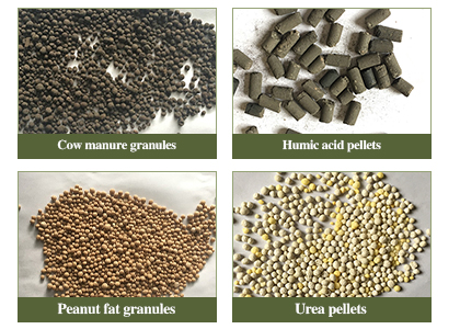 Four Types of Finished Granules