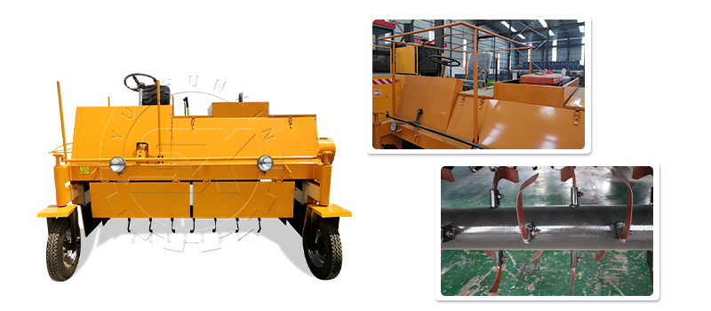Moving Type Composting Equipment Produced by FFM Factory